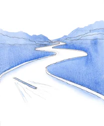 A volte le nostre prove non scompaiono rapidamente. Possiamo immaginarci come un tronco, trasportato dalla corrente, anche se a volte urta contro la riva del fiume, o sembra fare pochi progressi