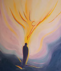 Lo Spirito Santo è come fuoco dal Cielo, portandoci il Suo amore, purezza, saggezza e potere