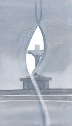 Lo Spirito Santo trafigge il velo alla Santa Messa e ci rivela il mistero delle sofferenze di Cristo.
