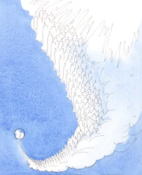 I santi del cielo sono consapevoli del problema del peccato, 2005 (acquerello su carta)
