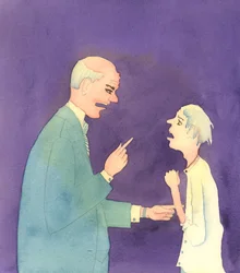 Ci sono persone in posizioni di potere che abusano del loro potere, 2005 (acquerello su carta)