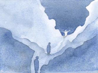 Attraverso strato dopo strato, Cristo mi guidò oltre tutte le immagini verso l