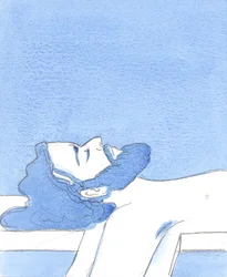 Non possiamo fare di meglio che imitare Cristo, quando siamo sconcertati dal nostro comportamento o dal comportamento sciocco o malvagio di altre persone, 2005 (acquerello su carta)