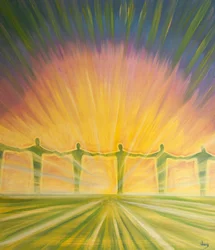 Dobbiamo solo stare qui alla Messa, chiedere, ricevere e accettare tutte le benedizioni che Cristo offre - uniti a Lui