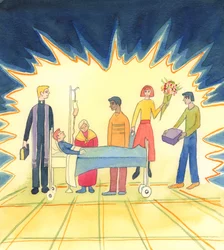 Quando le persone mostrano vera gentilezza e compassione verso i malati, i disabili, i feriti o i moribondi, e si prendono cura di loro con tenerezza fino a quando Dio decide di allontanare il malato dalla vita terrena, dimostrano rispetto per la vita, 200