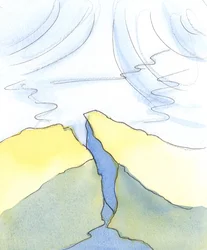 Quando qualcuno è improvvisamente illuminato da Dio, è come se avvenisse un terremoto sottomarino