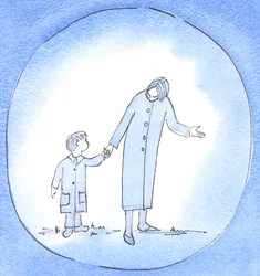 Quando guidiamo e aiutiamo qualcuno nel bisogno possiamo essere come una madre che guida, istruisce e incoraggia un bambino piccolo