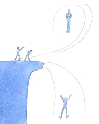 Quando siamo morti, è troppo tardi per rivolgerci a Dio, se siamo morti in peccato mortale, 2005 (acquerello su carta)