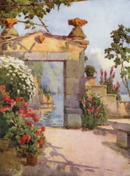 Un portone a Varenna, Lago di Como