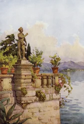 Terrazza, Isola Bella, Lago Maggiore
