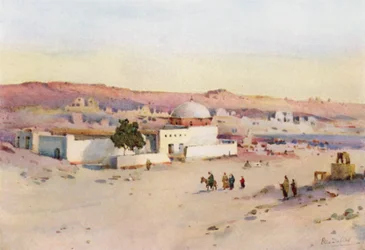 La strada da Assuan a Shellal