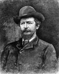 Algernon Charles Swinburne, inciso da una fotografia