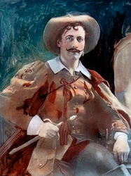 Lewis Waller in I tre moschettieri, c1902