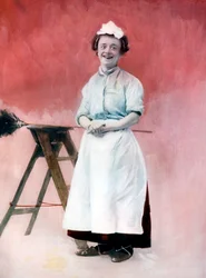 Louie Freear in The Lady Slavey, c. 1902