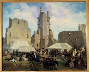 Passeggiata di sua maestà Luigi Filippo I e la sua famiglia (1832)