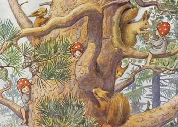 Elsa Beskow, *I bambini degli elfi*, 1937, *L