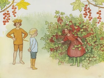Lasse il Piccolo in giardino, 1923