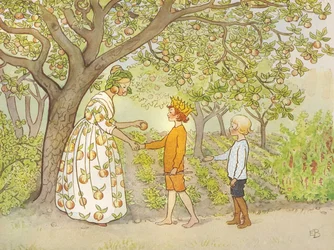 Lasse il Piccolo in giardino 1923 00