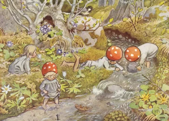 I bambini di Tomtebo a Bäcken