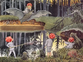 I bambini di Tomtebo: Il pipistrello