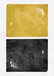 Astratto materico oro e nero