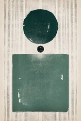 Geometria verde con texture
