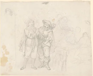 Due Cavalieri [recto]