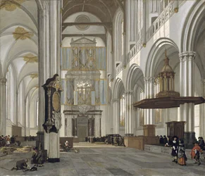 Interno della Nieuwe Kerk, Amsterdam, 1657