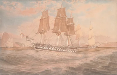 HMS Ganges e Thetis al largo di Rio de Janeiro