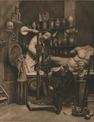 La vacanza di Mr Heatherley: un incidente nella vita di studio, c. 1874