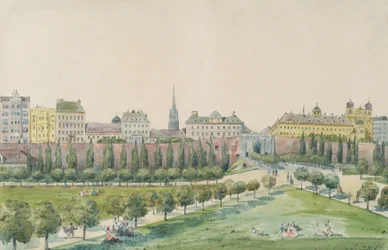 La Stubenbastei e lo Stubentor a Vienna