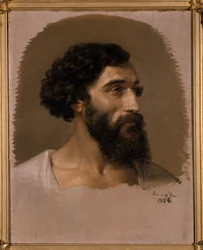 Testa di un romano, 1854