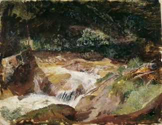 Torrente di montagna a Ramsau