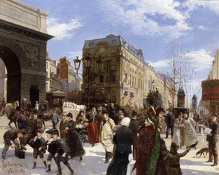 Les Grands Boulevards, La Porte St. Martin, Parigi