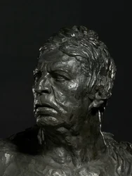 Busto di Ingres (bronzo) (dettaglio)
