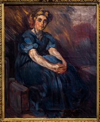Ritratto di Stephanie Van Parys seduta, 1905 circa (olio su tela)