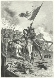 Napoleone Bonaparte sul ponte di Arcole