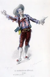 Figaro in "Il barbiere di Siviglia"