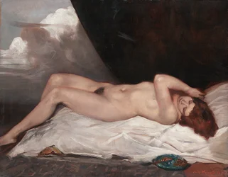 Nudo con una tazza di ciliegie, 1933