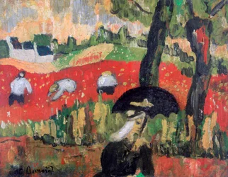 Il campo rosso, Pont Aven, c1887