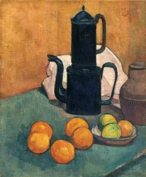 La caffettiera blu