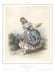 La ballerina francese Pauline Leroux che danza all