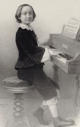 Ritratto del violinista e compositore Henri Ketten 1848-1883