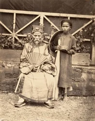 Capo del villaggio in costume ufficiale, Cocincina, 1866