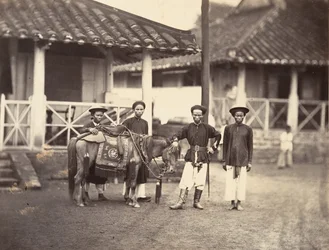 Riche Annamite a cavallo, Cochinchina, 1866