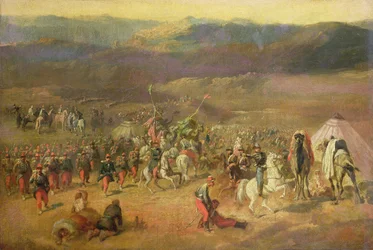 La Cattura del Seguito di Abd-el-Kader (1808-83) o, La Battaglia di Isly il 14 agosto 1844, 1844-63