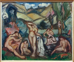 Donne che fanno il bagno