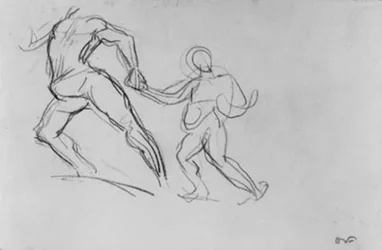 Due figure in movimento