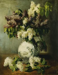 Lillà in un vaso di Delft, 1895