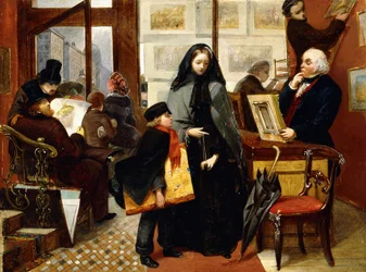 Schizzo per "Senza nome e senza amici", c.1857